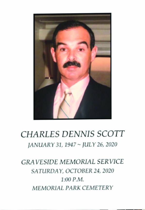 Graveside Memorial Service for Mr. Dennis Scott